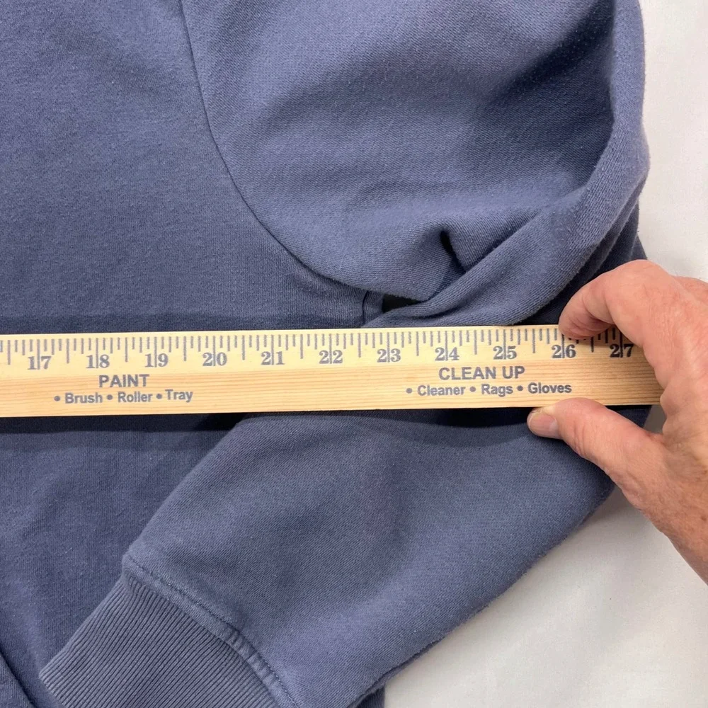 Hurley Mens Full Zip Hoodie Slate Blue Rainbow Graphic Sweatshirt Large‎ - Picture 3 of 7